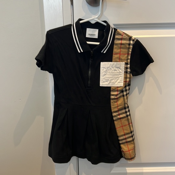 Authentic Burberry Kids Polo Shirt Dresss - Picture 4 of 4
